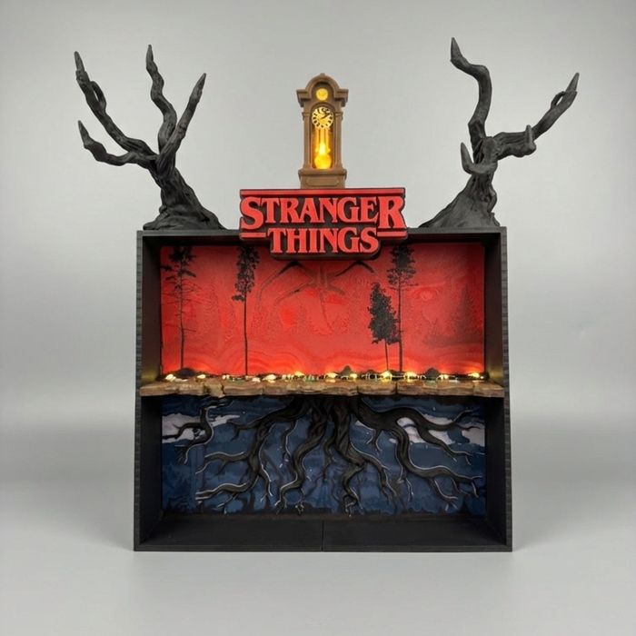 Стенд подставка для фигурок ОСД Stranger things (Очень странные дела)