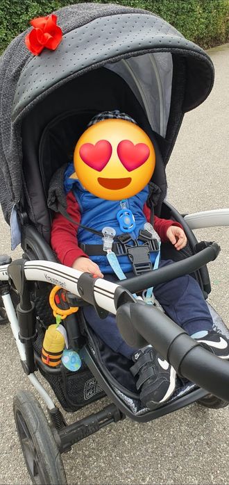 Carucior 3 in 1 Krausman Black Poema