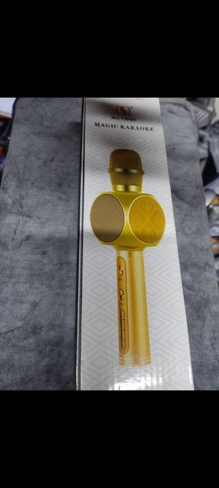 Караоке микрофон с динамиком и флешкой Bluetooth