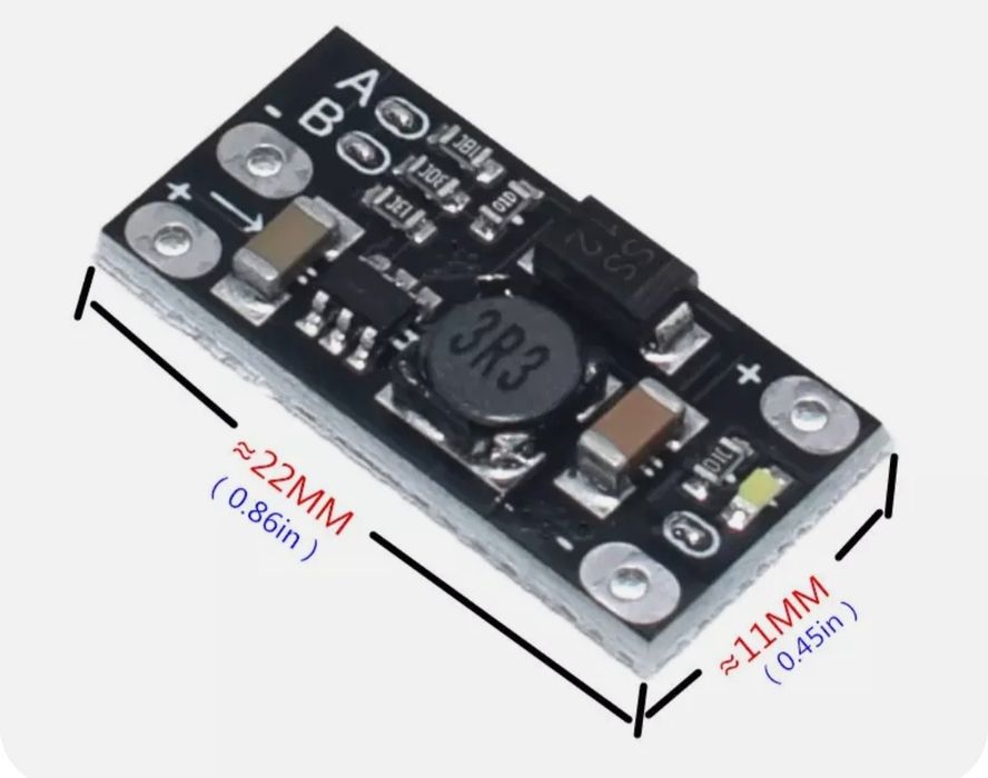 Активный буззер 3в. И ещё продаётся повышающий преобразователь