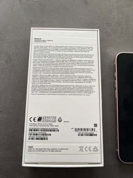 Iphone 13  128 GB   розов