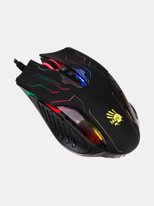 Проводная игровая мышь Bloody Q50 BATTLEFIELD/Q81Neon X'Glide Gaming+/