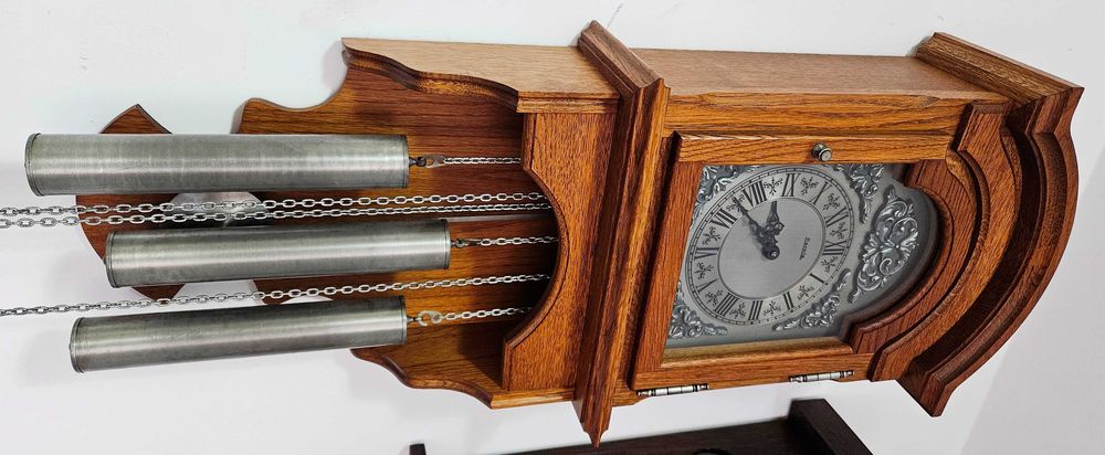 Ceas de perete cu pendul si 3 greutati Hermle-Westminster