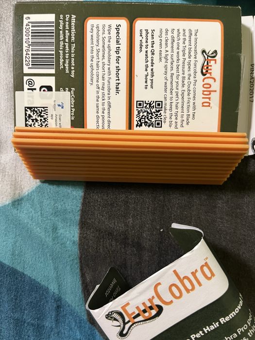 FurCobra Pro - Dispozitiv îndepărtare păr animale de pe suprafete