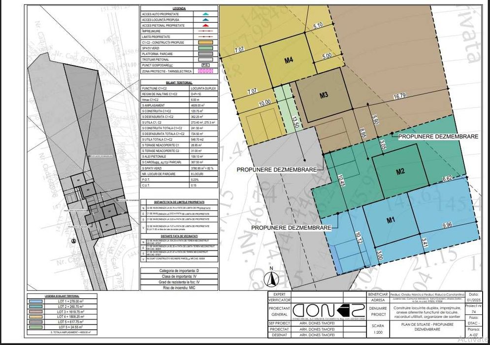 Vand Teren Miroslava Autorizatie 2 Duplexuri 4600 MP