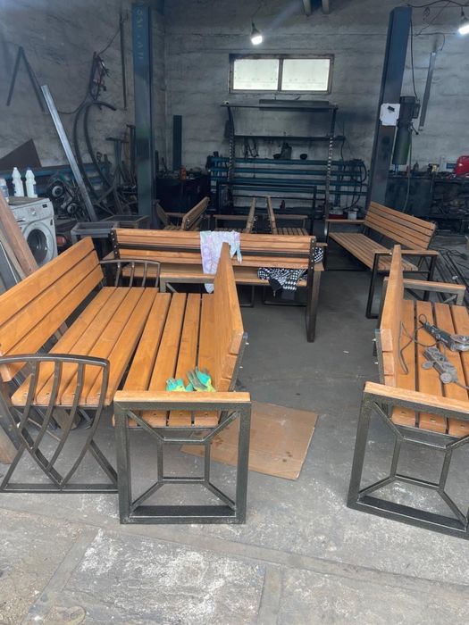 Лавочки урны качели