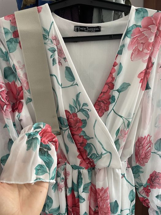 Шифон жаңа киілменен көйлек