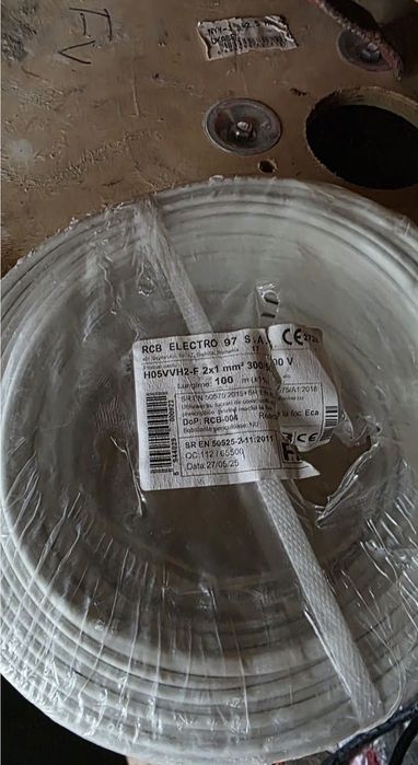 Cablu MYYUP, 2x1 mm H05VVH2-F, nou sigilat