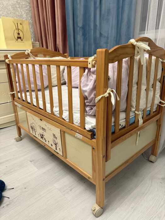 Деревянный манеж для детей