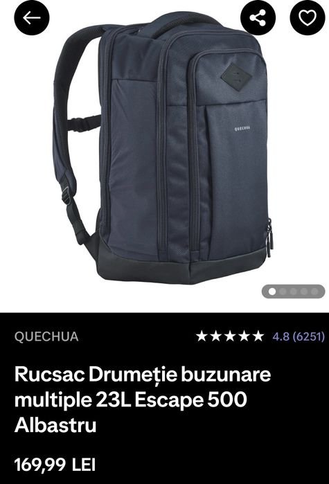 Rucsac quechua decathlon