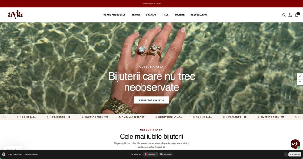 Creare magazin online | Website de prezentare la doar 200EUR