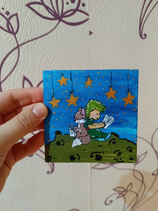 Миниатюи, ръчно рисувани магнитчета