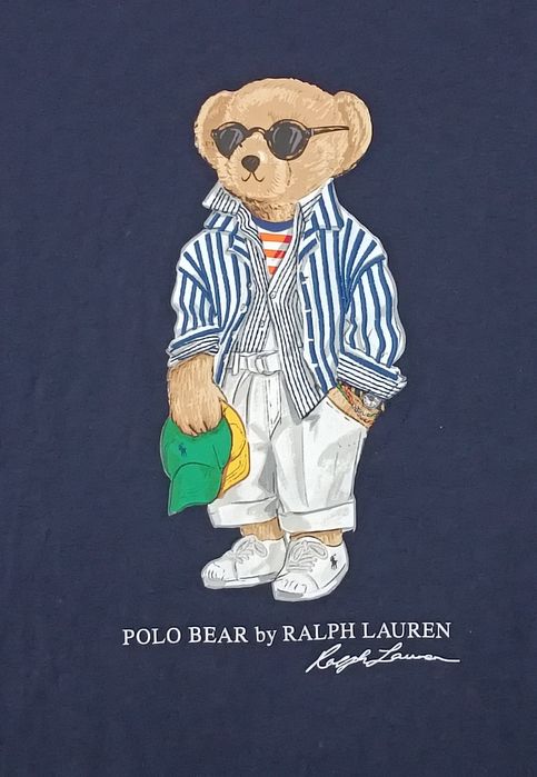 POLO Ralph Lauren Polo Bear Shirt оригинална тениска XS памук фланелка