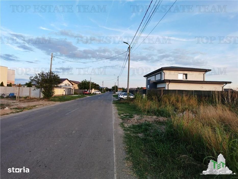 Teren intravilan pentru constructii stradal, 2965 mp, cu toate utilita