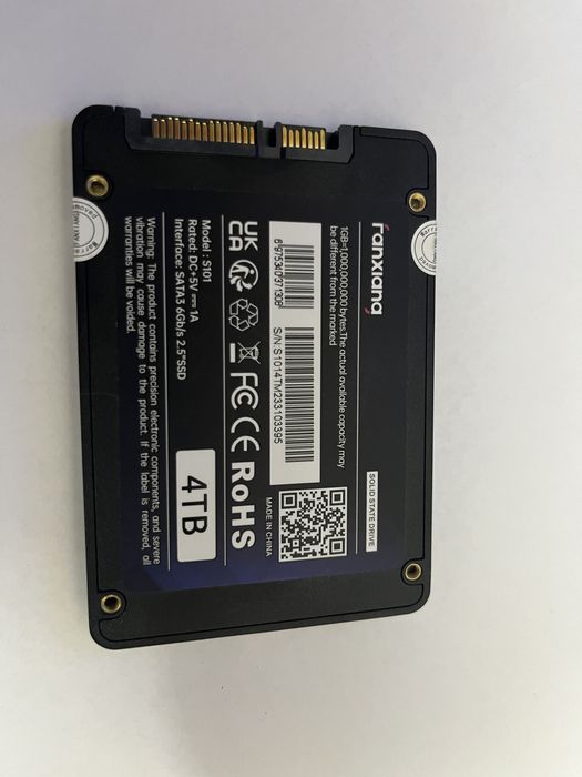 4TB Sata III SSD 2.5'' 3D NAND SLC Cache