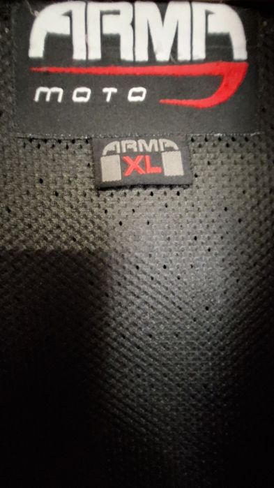 Черно мъжко туристическо яке, ARMA Moto