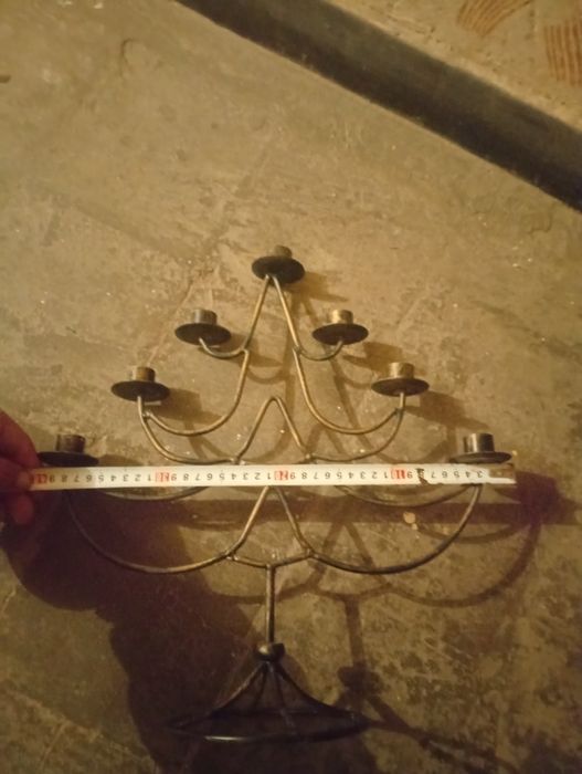 Suport lumânări vitange pentru masa de Crăciun