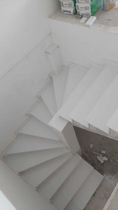 Trepte contratrepte Compozit marmura Thassos Rasinat 2 cm polished