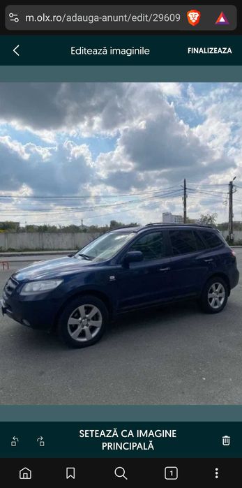 Hyundai Santa Fe cu trapa