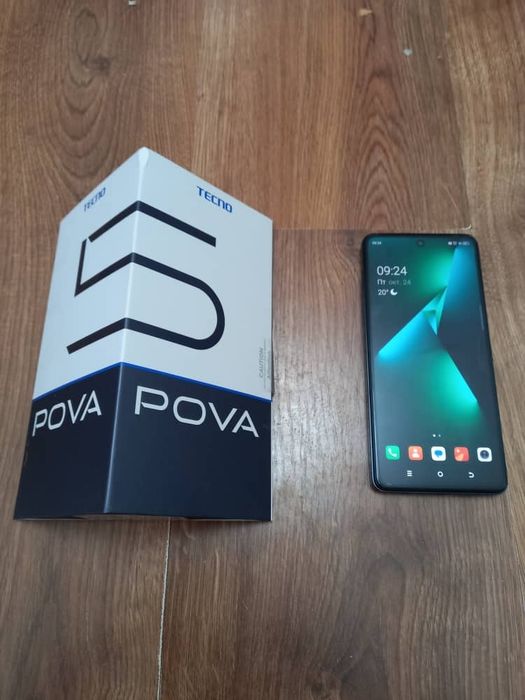 Techno Pova 5 xotira 256 Gb kamera 48 Mp.