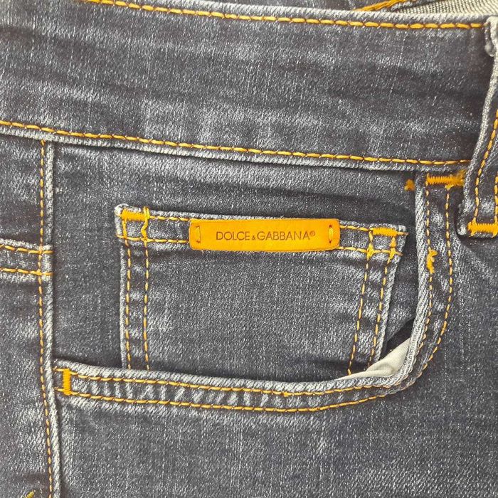 Dolce & Gabbana Birds and Flowers Jeans / W28 / Брендовые Джинсы