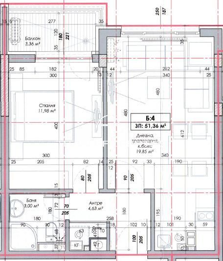 Продава се Двустаен апартамент в София, Овча купел - 62 кв.м за 1162 €/кв.м - Снимка #9