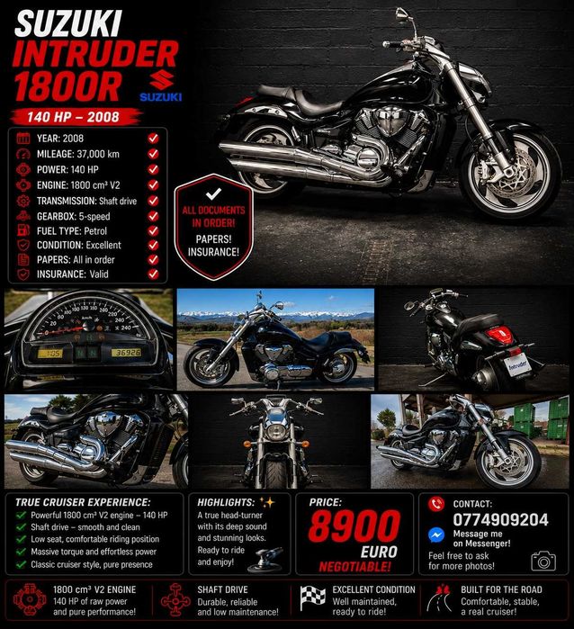 Suzuki Intruder 1800R – 2008