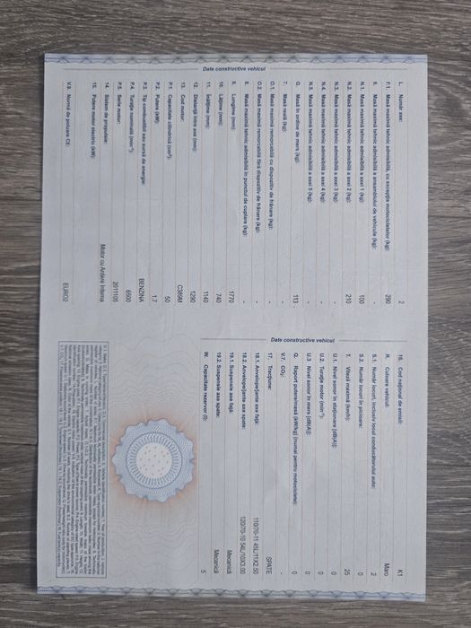 Vand Piaggio Vespa 2011 Cu Limitare de 25 Fără permis