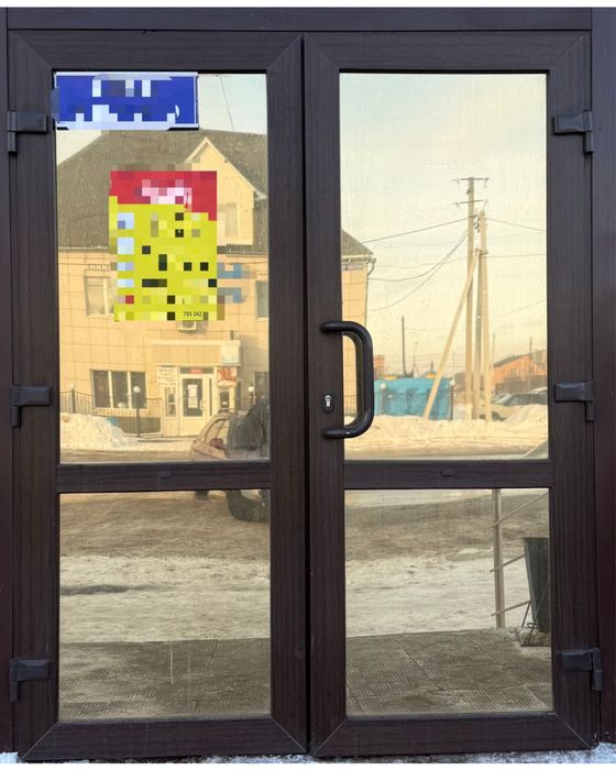 Входная двухстврорчатая дверь