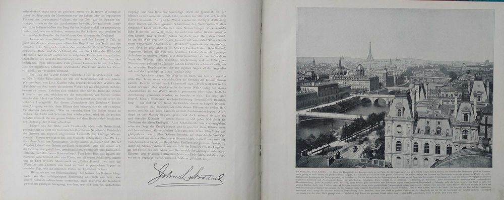 Album foto  „In zbor prin lume” - editie 1894 - pentru colectionari !