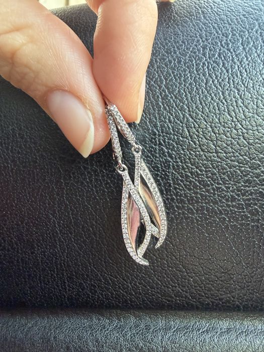 Дамски сребърни обеци