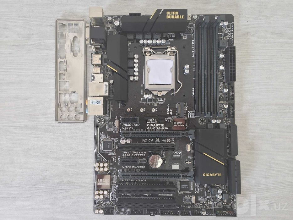 Материнская плата Gigabyte GA-Z170-D3H — Надежная плата для разгона