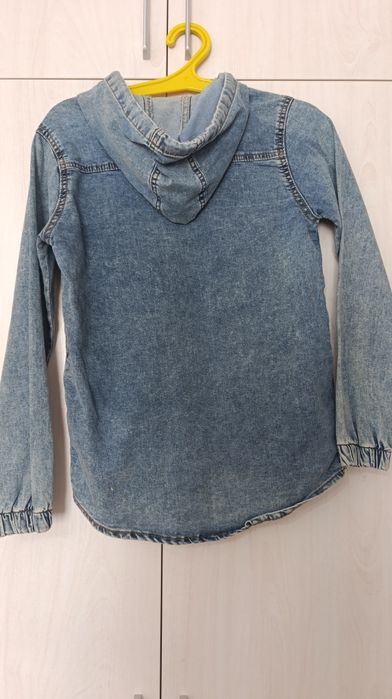 Джинсовая рубашка на девочку 10 лет