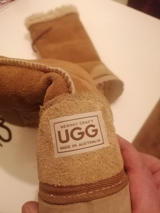 UGG Cizme ghete blana