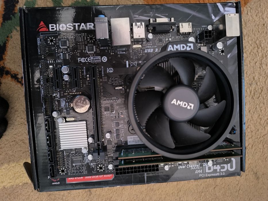 Vând kit PC Ryzen 5  4500
