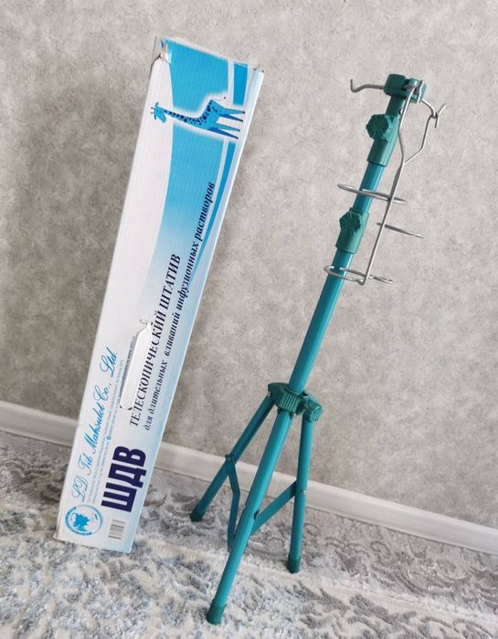 Штатив медицинский ШДВ для длительных вливаний стационарный (штатив дл