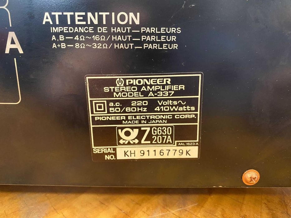 statie / amplificator pioneer a337