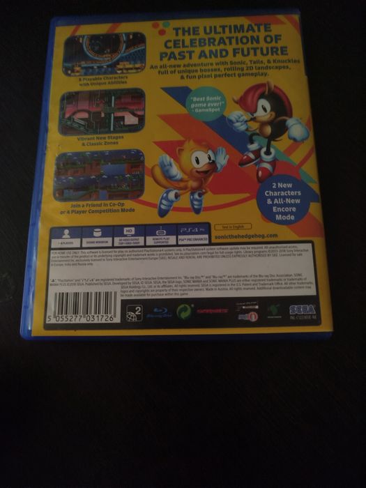 Соник мания плюс пс 4