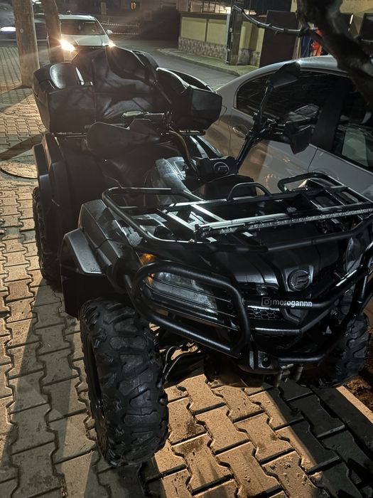 Atv Cf-moto 400 4x4 full echipat-troliu, bara led,cutii depozitare