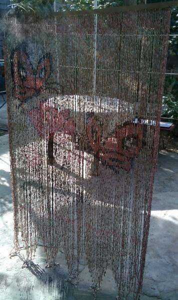 Занавеска из ракушек