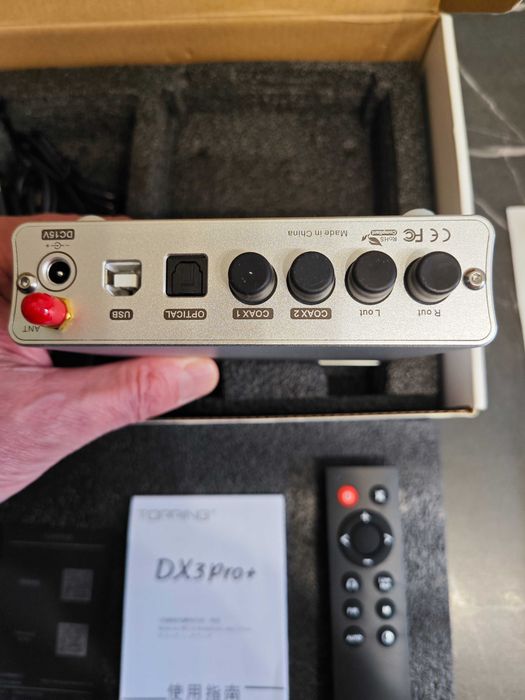 Topping DX3 Pro+ DAC Headphone Amplifier ES9038Q2M Bluetooth 5.0 LDAC DSD512