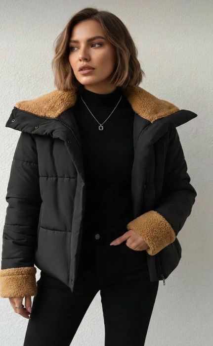 Дамско яке с яка