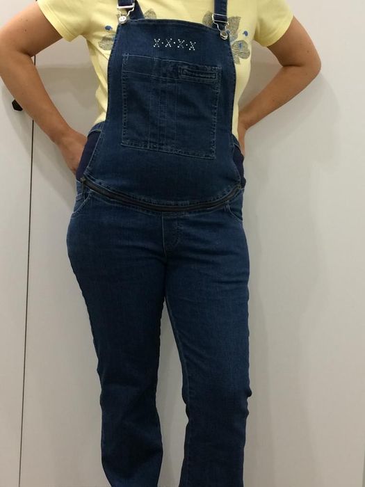 Джинсы комбинезон для беременных