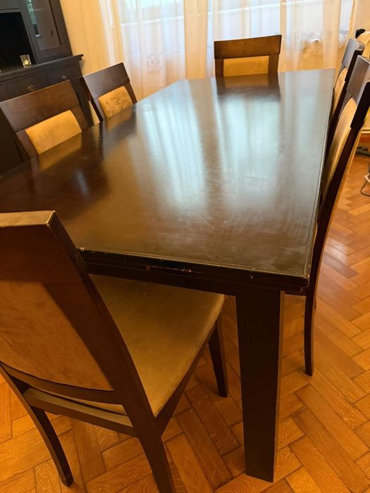 Masa extensibila de lemn
