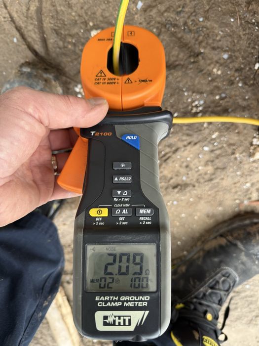 HT T2100 ground earth clamp meter -tester impamantare