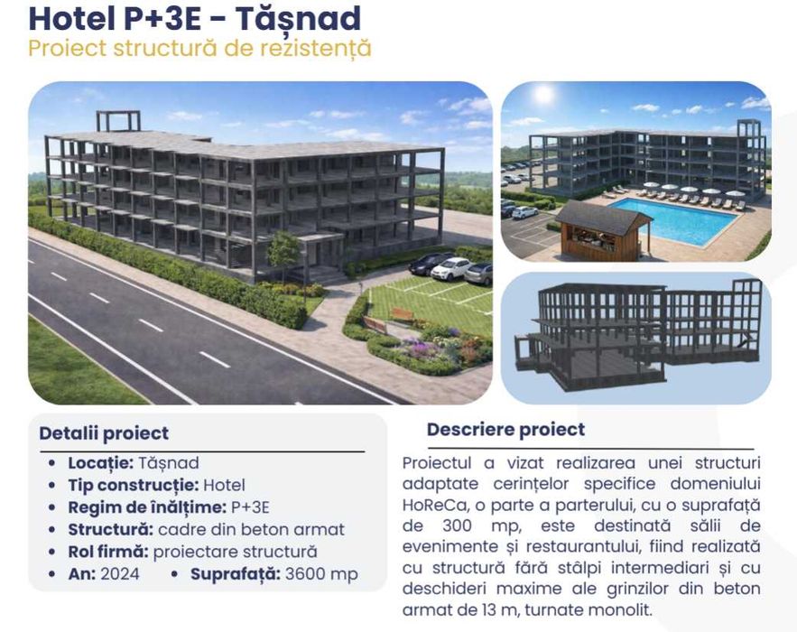 Inginer Structurist – Proiecte Rezistență Beton, Lemn, ZIdarie, Metal
