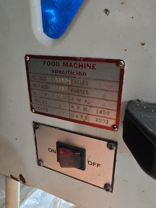 Vand masina de feliat paine, cononac etc