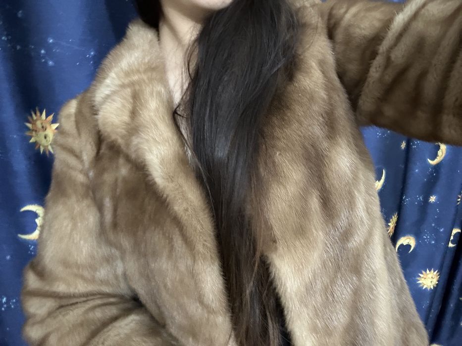 Норковая шуба настоящая