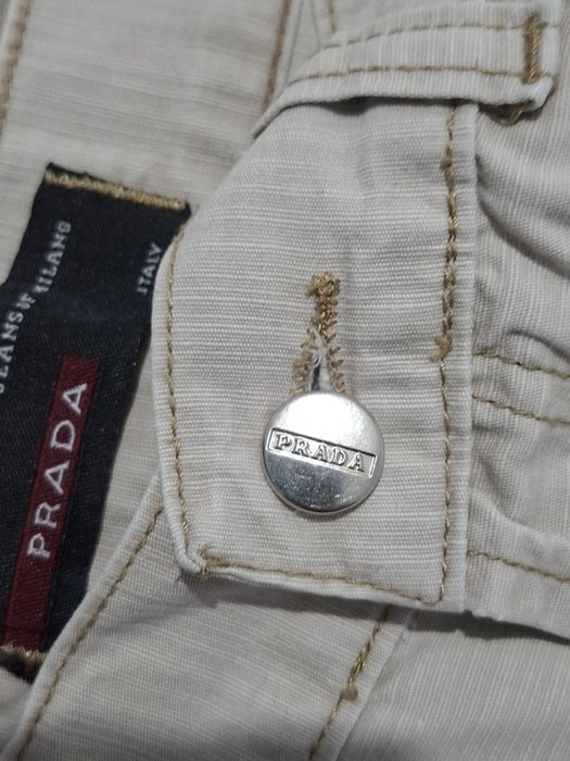 Blugi PRADA Albi Marimea 38
