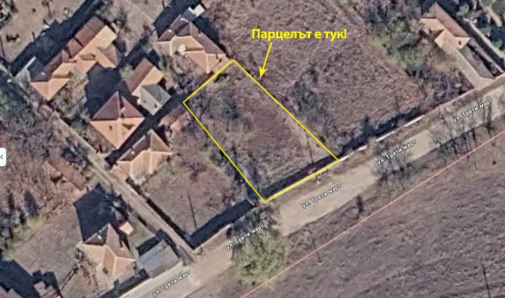 Продавам парцел в регулация с площ 770 кв.м. в село Леново